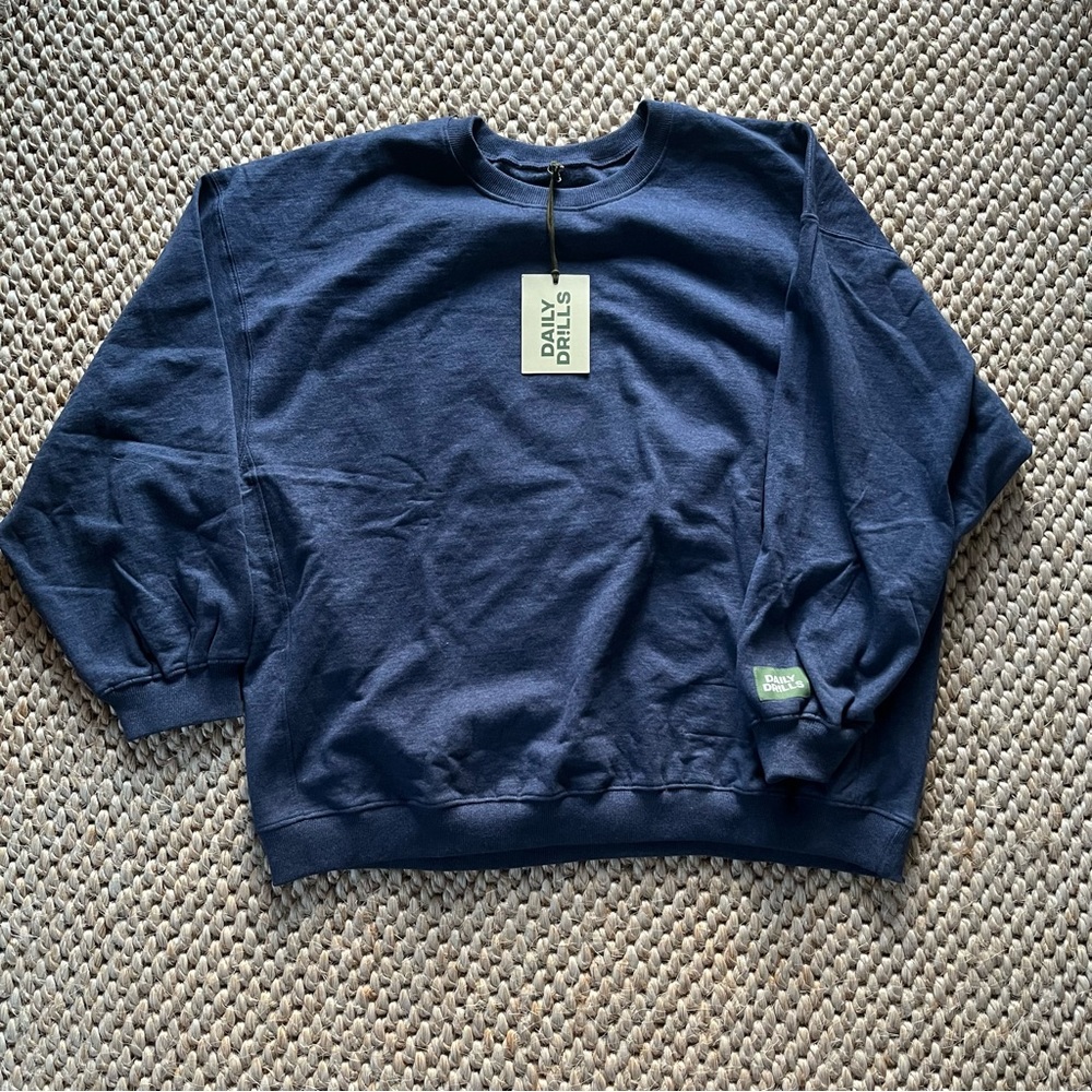 Daily Drills Unisex Oversized Crew